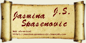 Jasmina Spasenović vizit kartica